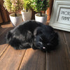 Lifelike Realistic Sleeping Cat Plush Toy 5