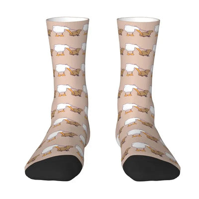 Capybara Men Women Crew Socks 28