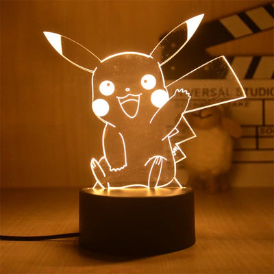 Pokemon Pikachu LED 3D Night Light 19