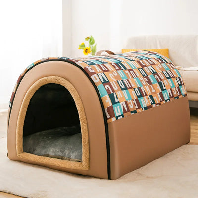 Portable Dog Cat House Bed 2