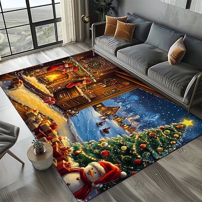 Christmas Santa Claus Carpet Rug 28