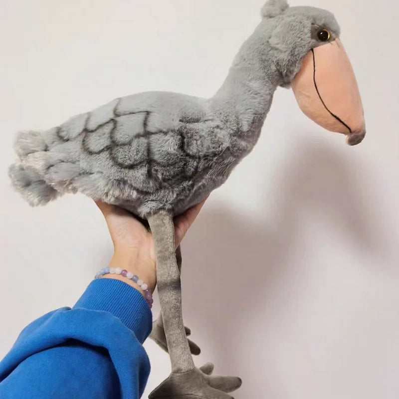 Realistic Shoebill Stuffed Stork Bird Toy Furvenzy