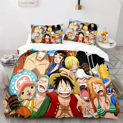 One Pieces Luffy Quilt Bed Sheet - Furvenzy