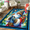 Christmas Santa Area Rug Carpet Furvenzy