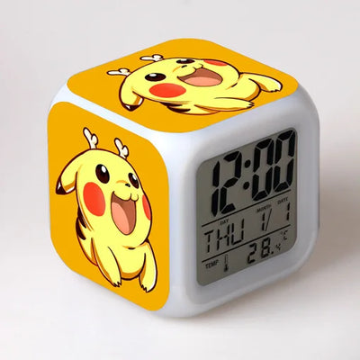 Pokemon Pikachu LED Alarms Clock 24