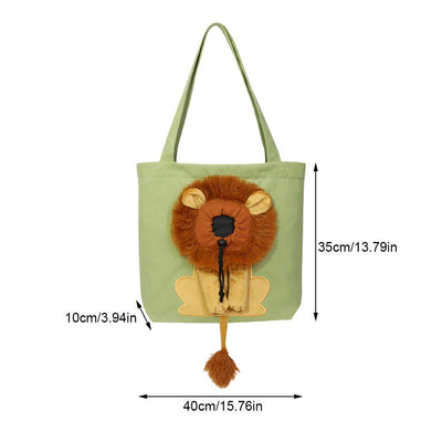 Lion Shaped Pet Shoulder Bag 7