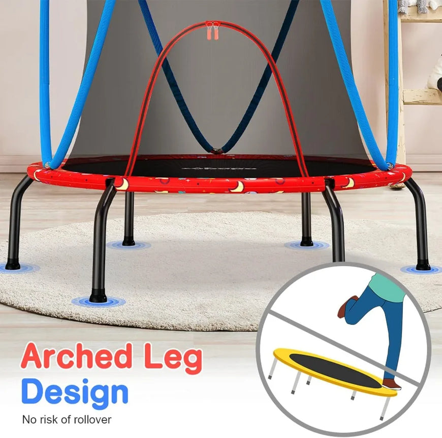 No-Gap Design Trampoline for Toddler & Kids Furvenzy