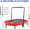 56" Foldable Mini Indoor Trampoline Furvenzy