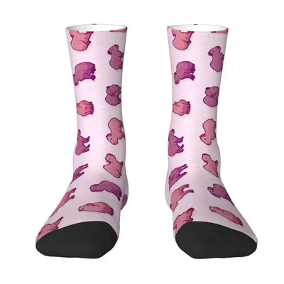 Capybara Men Women Crew Socks 18