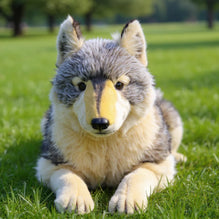 Realistic Wolf Plush Stuffed Toy