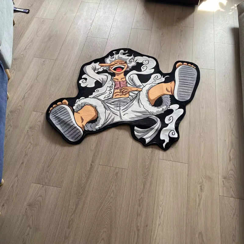 One Piece Luffy Gear 5 Rug Carpet Mat - Furvenzy