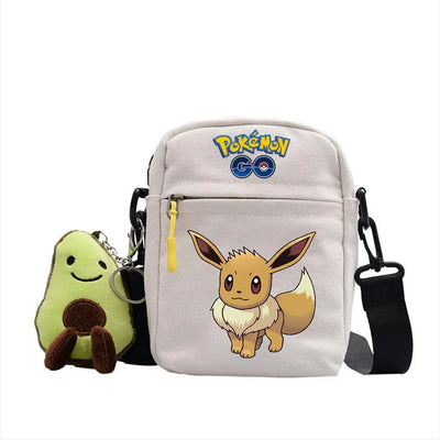 Pokemon Pikachu Canvas Crossbody Bag 26