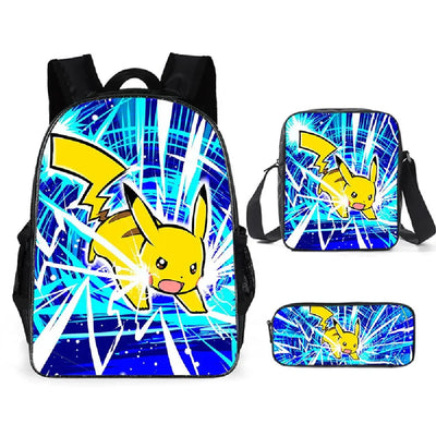 Pokémon Pikachu Backpack School Bag 6