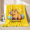 Capybara Printed Warm Blanket Furvenzy Style I 75x90cm(30x35in)