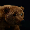 Realistic Stuffed Grizzly Brown Bear Plush Toy - Furvenzy