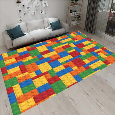 3D Geometric Block Area Rug Carpet 12