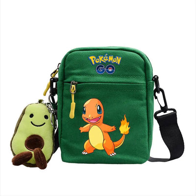 Pokemon Pikachu Canvas Crossbody Bag 37