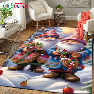 Christmas Santa Area Rug Carpet Furvenzy 6 40x60cm