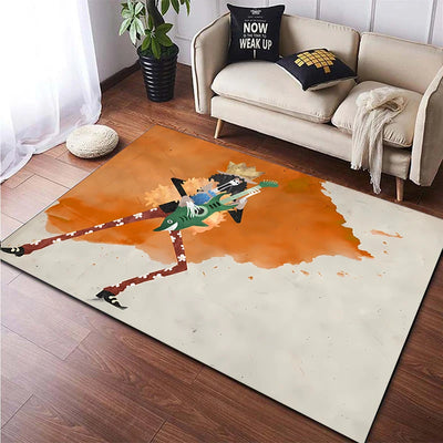 One Piece Luffy Living Room Rug Mat Carpet - Furvenzy