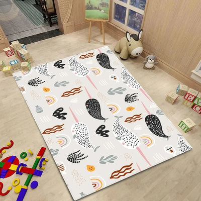 Cartoon Animal Rug Carpet for Kids Bedroom - Furvenzy