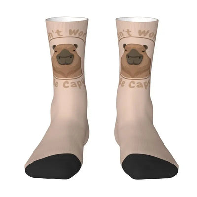 Capybara Men Women Crew Socks 13