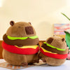 Capybara Hamburger Plush Stuffed Toy