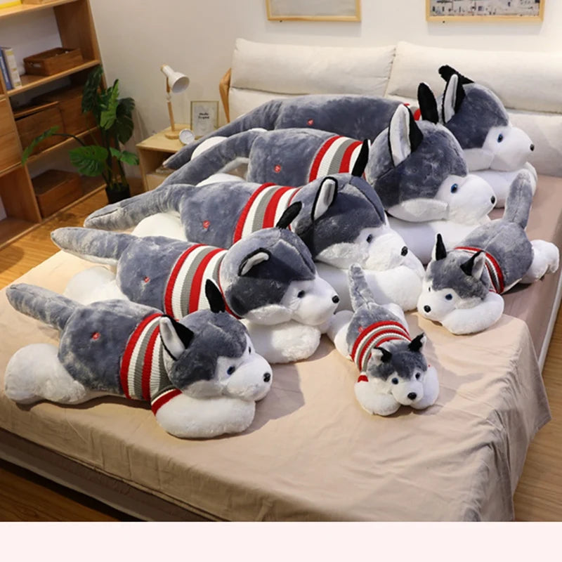 Large Husky Plush Stuffed Toy - Furvenzy