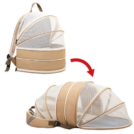 Pet Carrier Backpack Bag for Small Dogs & Cats Furvenzy Khaki