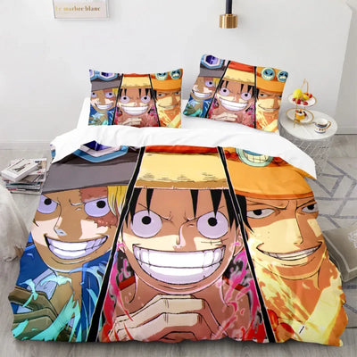 One Pieces Luffy Quilt Bed Sheet - Furvenzy