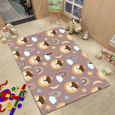 Cartoon Animal Rug Carpet for Kids Bedroom - Furvenzy