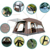 Family Cabin Tent 10-12 Person - Furvenzy