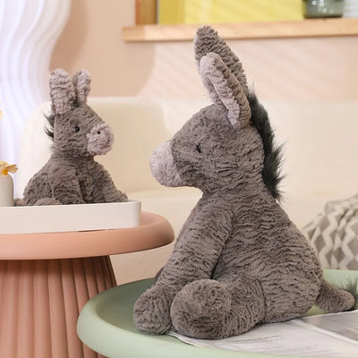 Realistic Burro Peluche Donkey Plush Stuffed Toy - Furvenzy