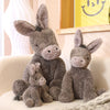 Realistic Burro Peluche Donkey Plush Stuffed Toy - Furvenzy