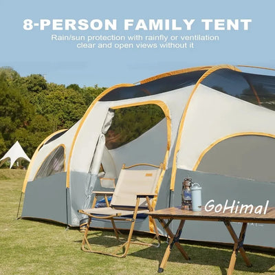 8 Person Family Camping Tent - Furvenzy