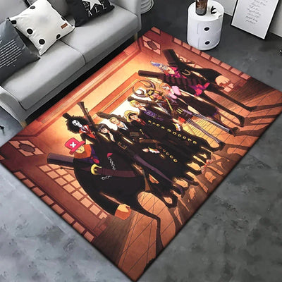 One Piece Anime Printed Rug Carpet - Furvenzy