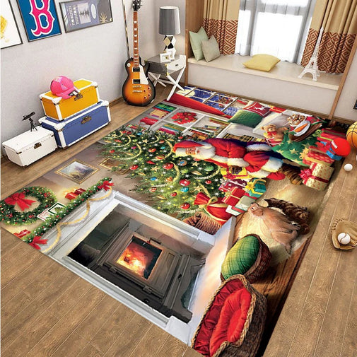 Christmas Bedroom Rug Carpet Furvenzy