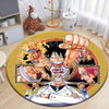 One Piece Anime Round Rug Carpet - Furvenzy