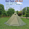 4 Persons Lightweight Teepee Tent - Furvenzy