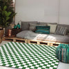 Checkerboard Living Room Carpet Geometric Rug 24
