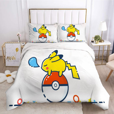 Pokemon Pikachu Quilt Cover Bedding 8