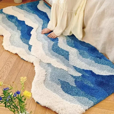 Seawave Bathroom Bedside Rug Carpet 7