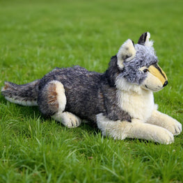 Realistic Wolf Plush Stuffed Toy