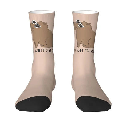 Capybara Men Women Crew Socks 23