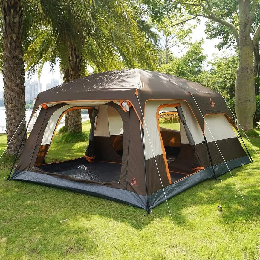 Family Cabin Tent 10-12 Person Furvenzy