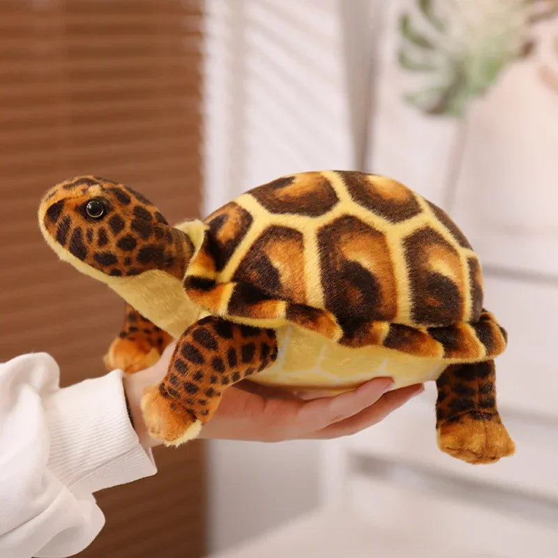 Realistic Tortoise Turtle Stuffed Toy - Furvenzy