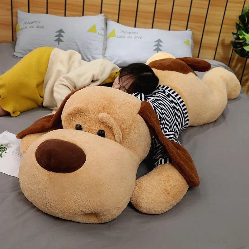 Giant Plush Sleeping Dog - Furvenzy