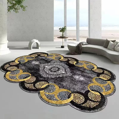 Living Room Irregular Carpets Rugs - Furvenzy