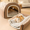 Foldable Dog Cave Bed