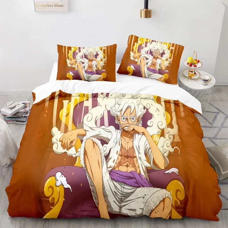 One Pieces Luffy Quilt Bed Sheet - Furvenzy