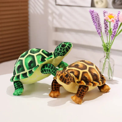 Realistic Tortoise Turtle Stuffed Toy - Furvenzy